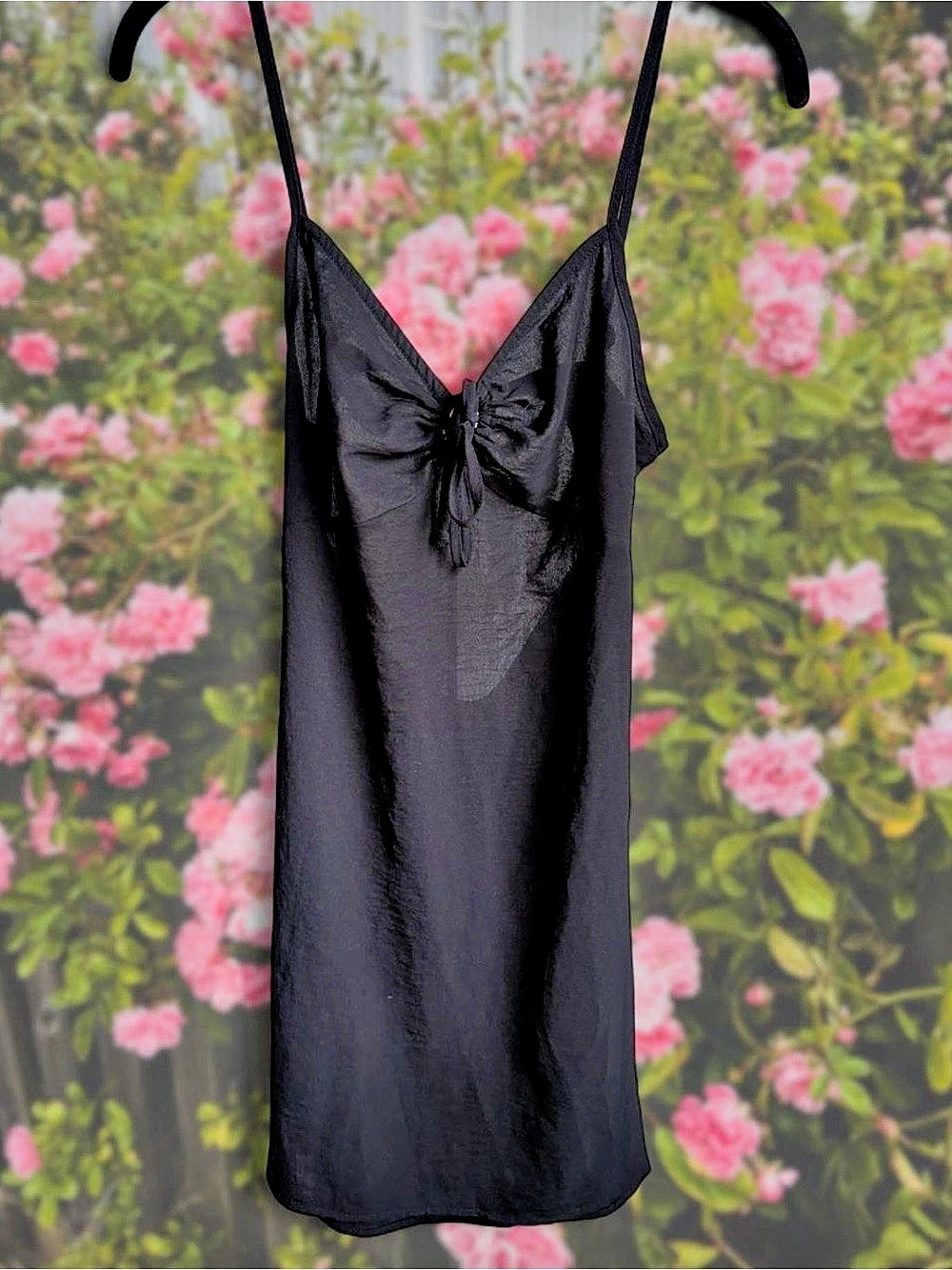 Black Maxi Slip Dress